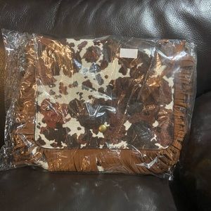 Cowhide purse